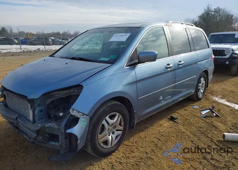 2007 Honda Odyssey Ex-L from USA, damaged, VIN 5FNRL38787B052084